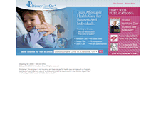 Tablet Screenshot of primarycareone.com